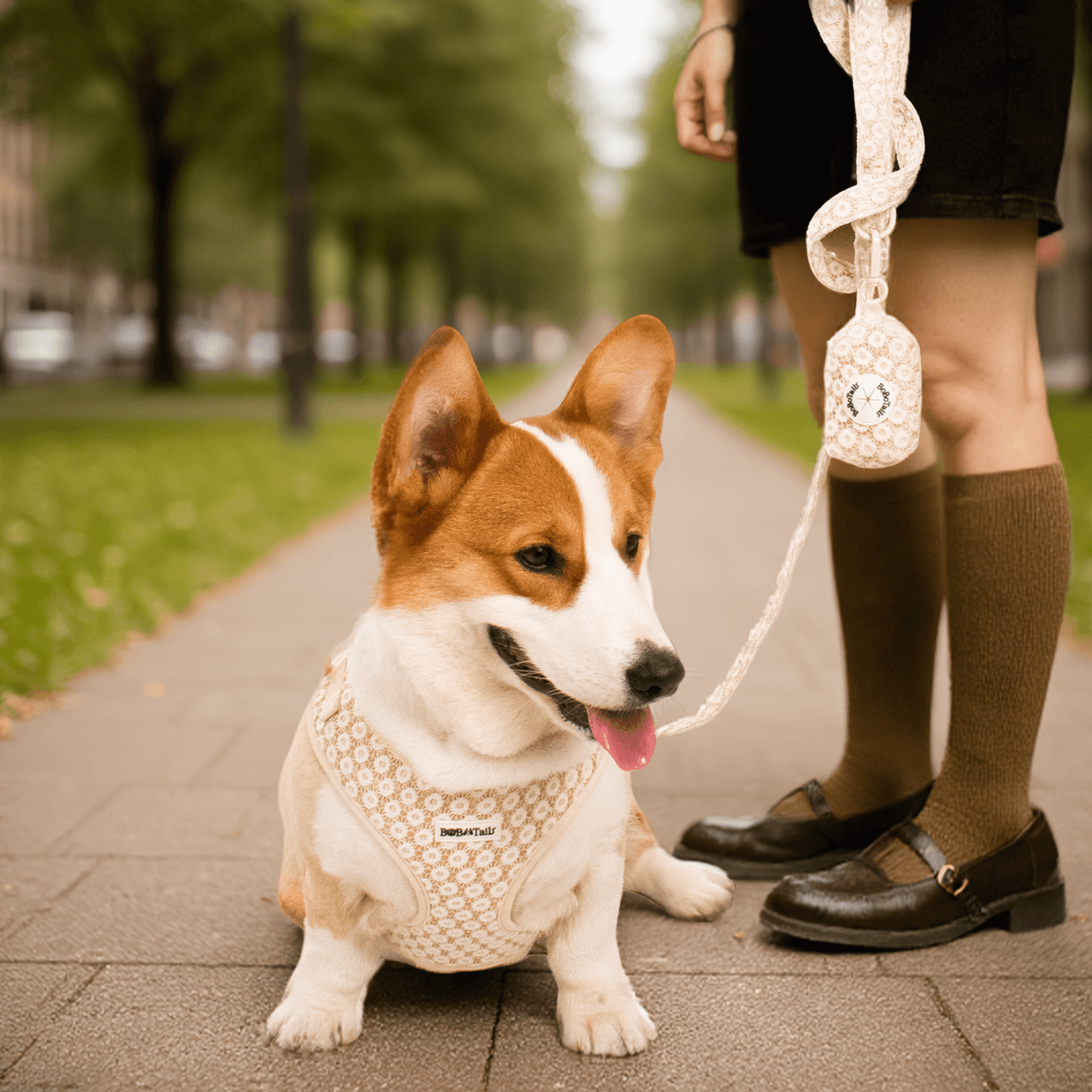 Floral Brillience Dog Leash - Image 5