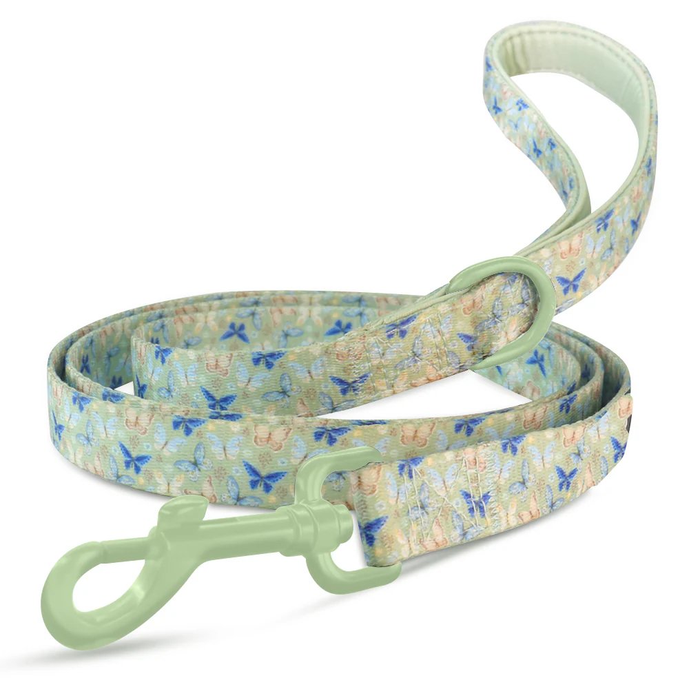 Butterfly Print Dog Leash