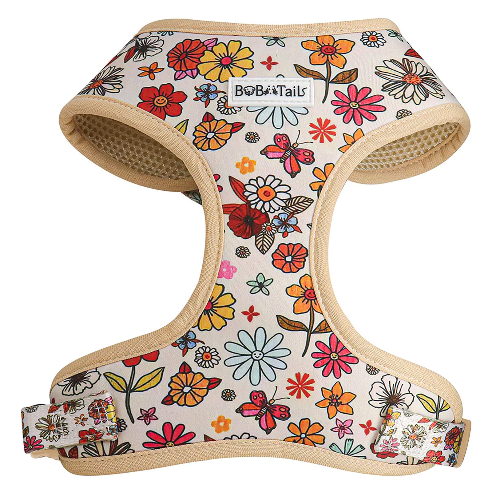 Flower Print Dog Harness