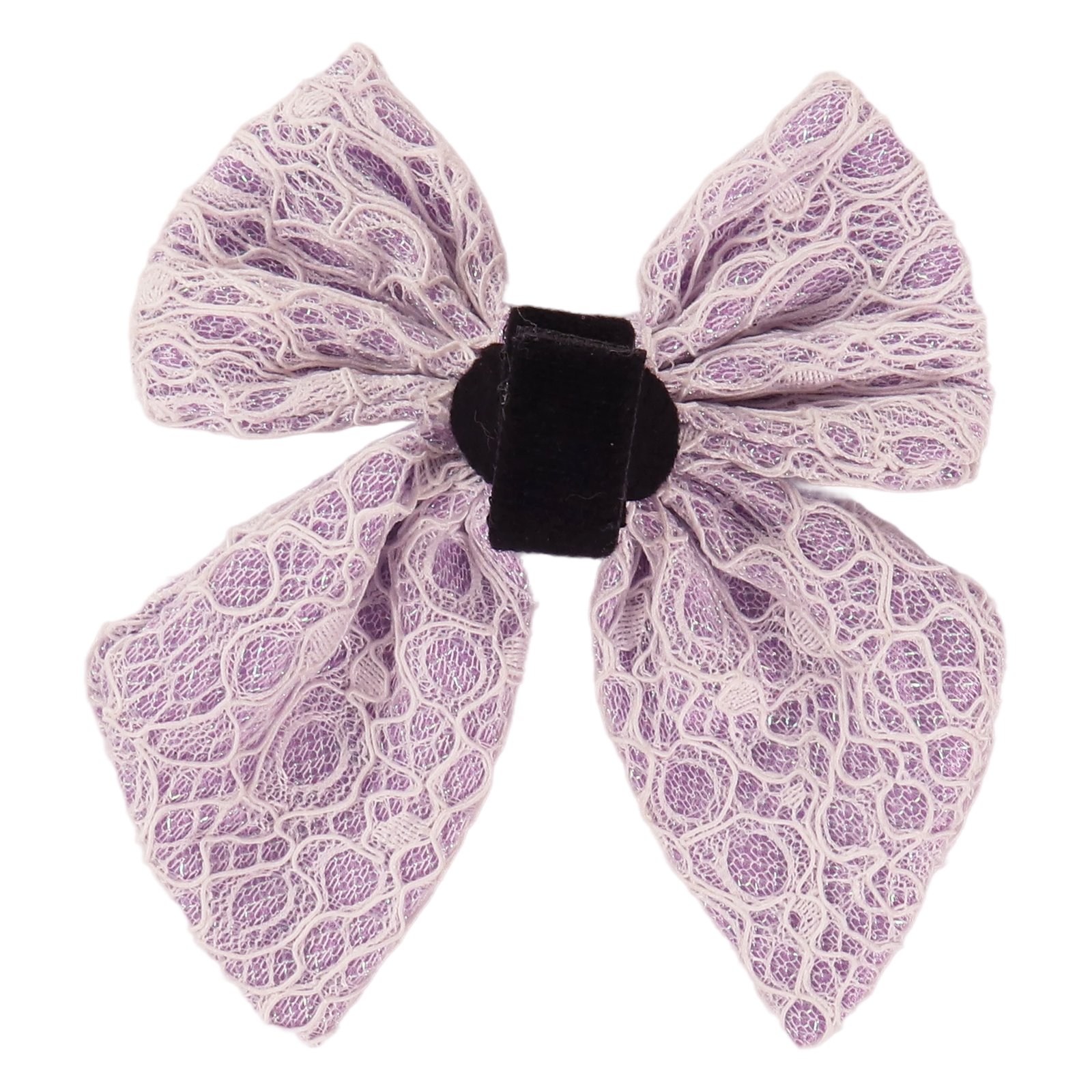 Lavender Lace Bow Tie