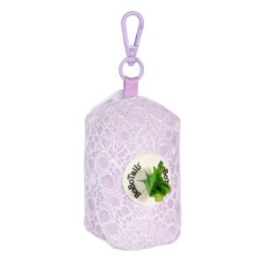 Lavender Lace Poop Bag Holder
