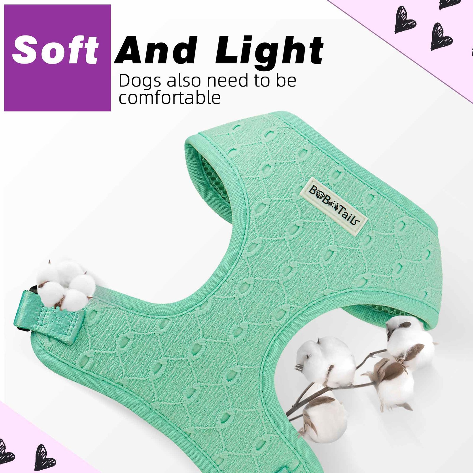 Silk Embroidery Dog Harness - Image 7