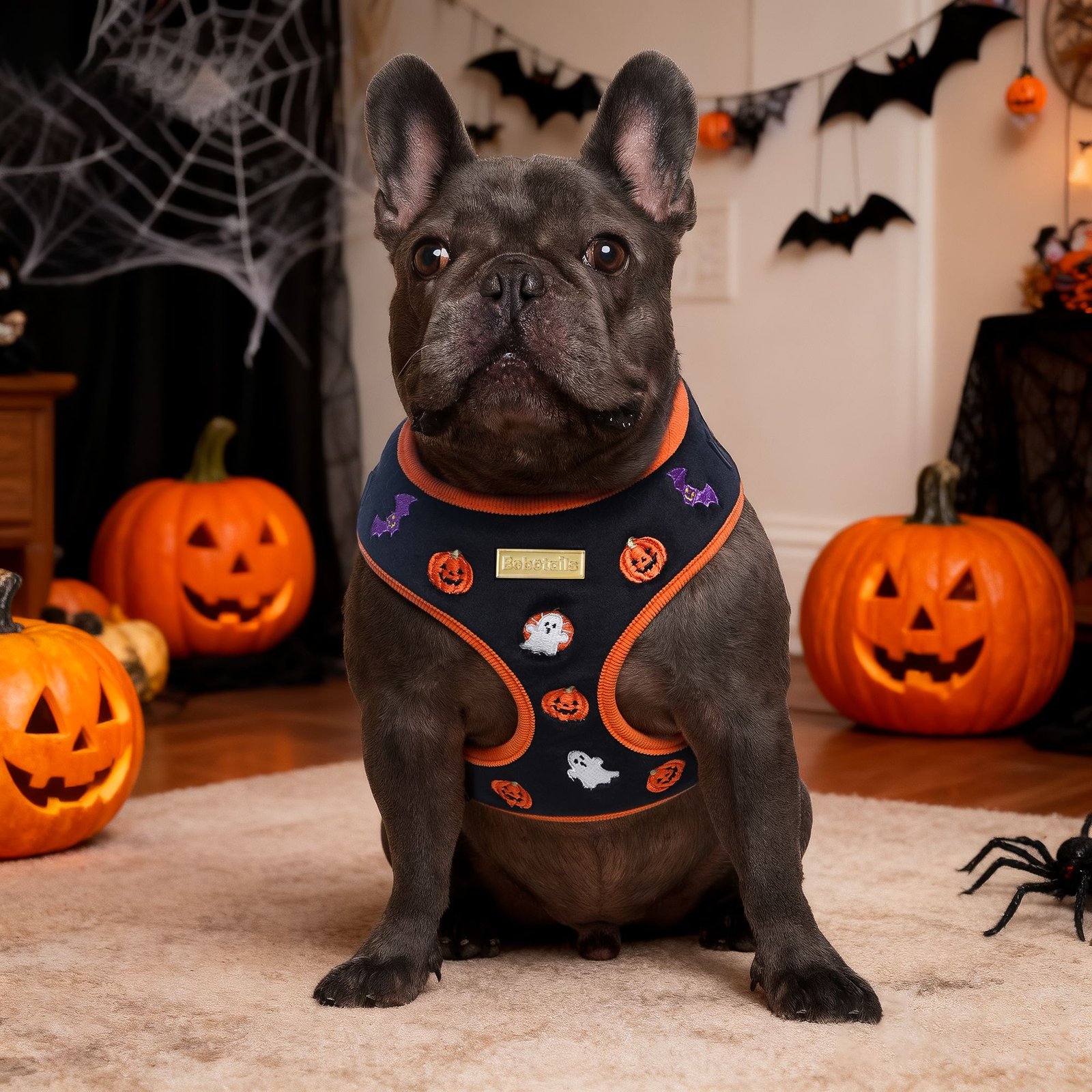 Halloween Velvet Dog Harness - Image 4