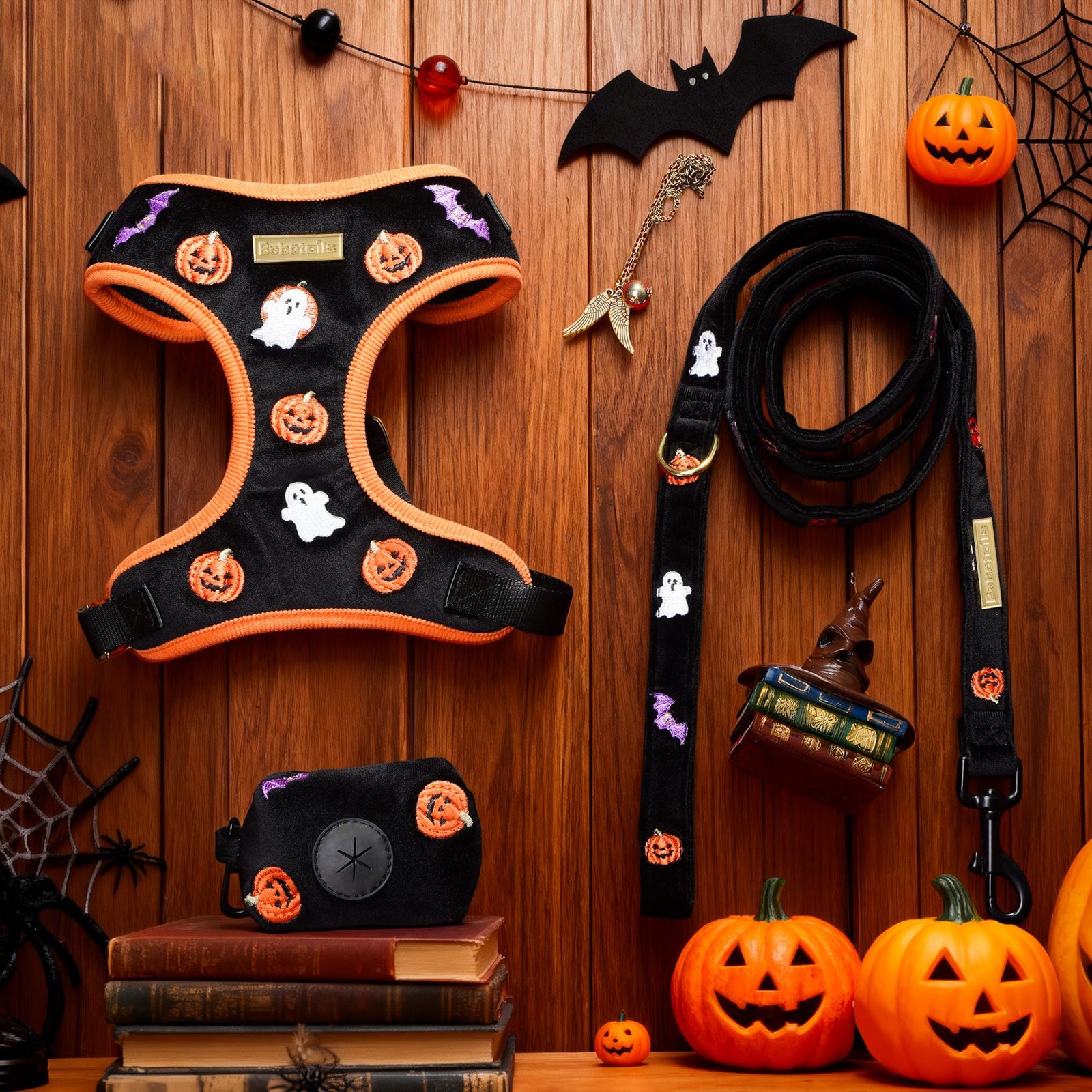 Halloween Velvet Dog Harness - Image 5