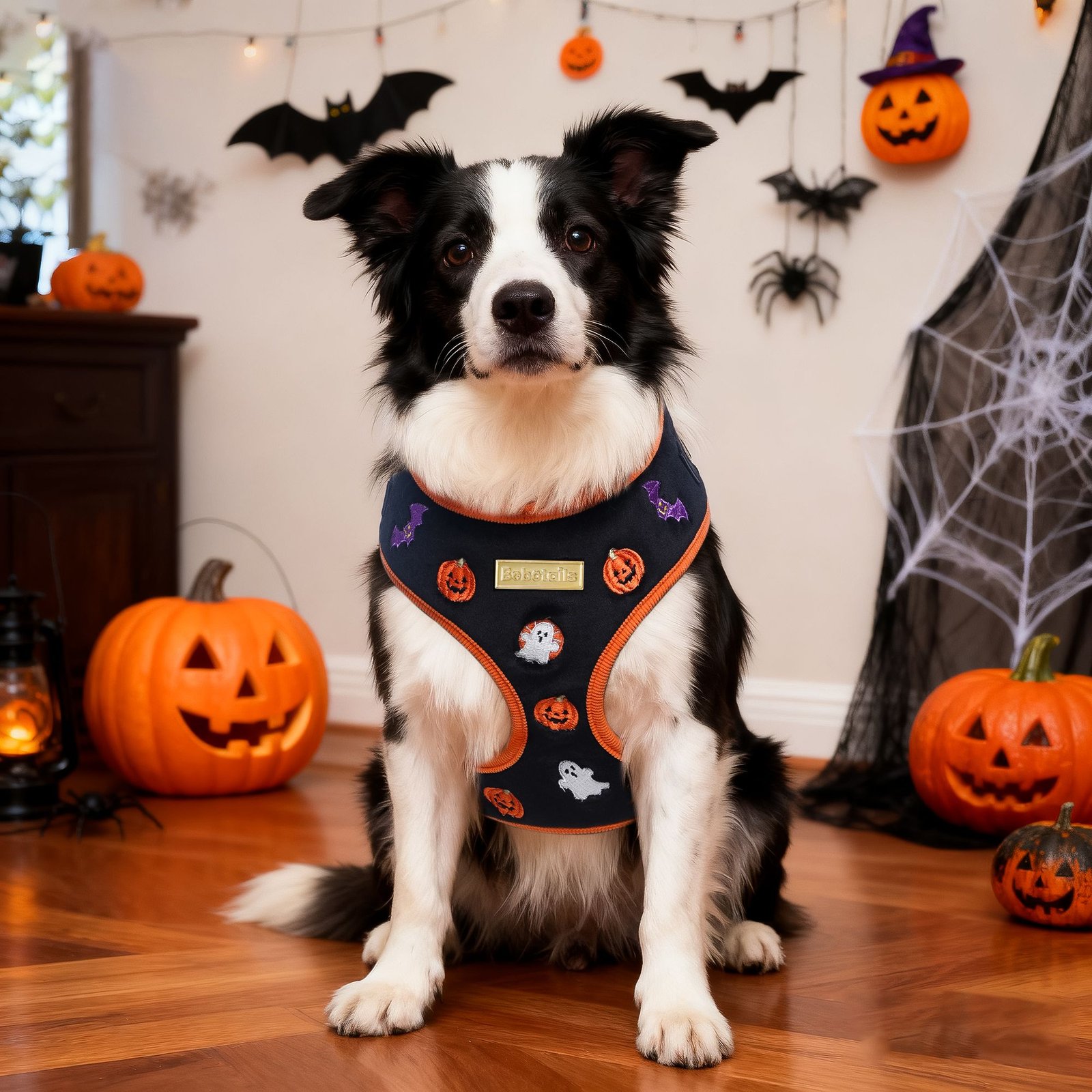 Halloween Velvet Dog Harness - Image 3